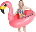 Swimlyra Unicorn & Flamingo Inflatable Pool Float Set, 2-Pack Swim Rings for Adults and Kids