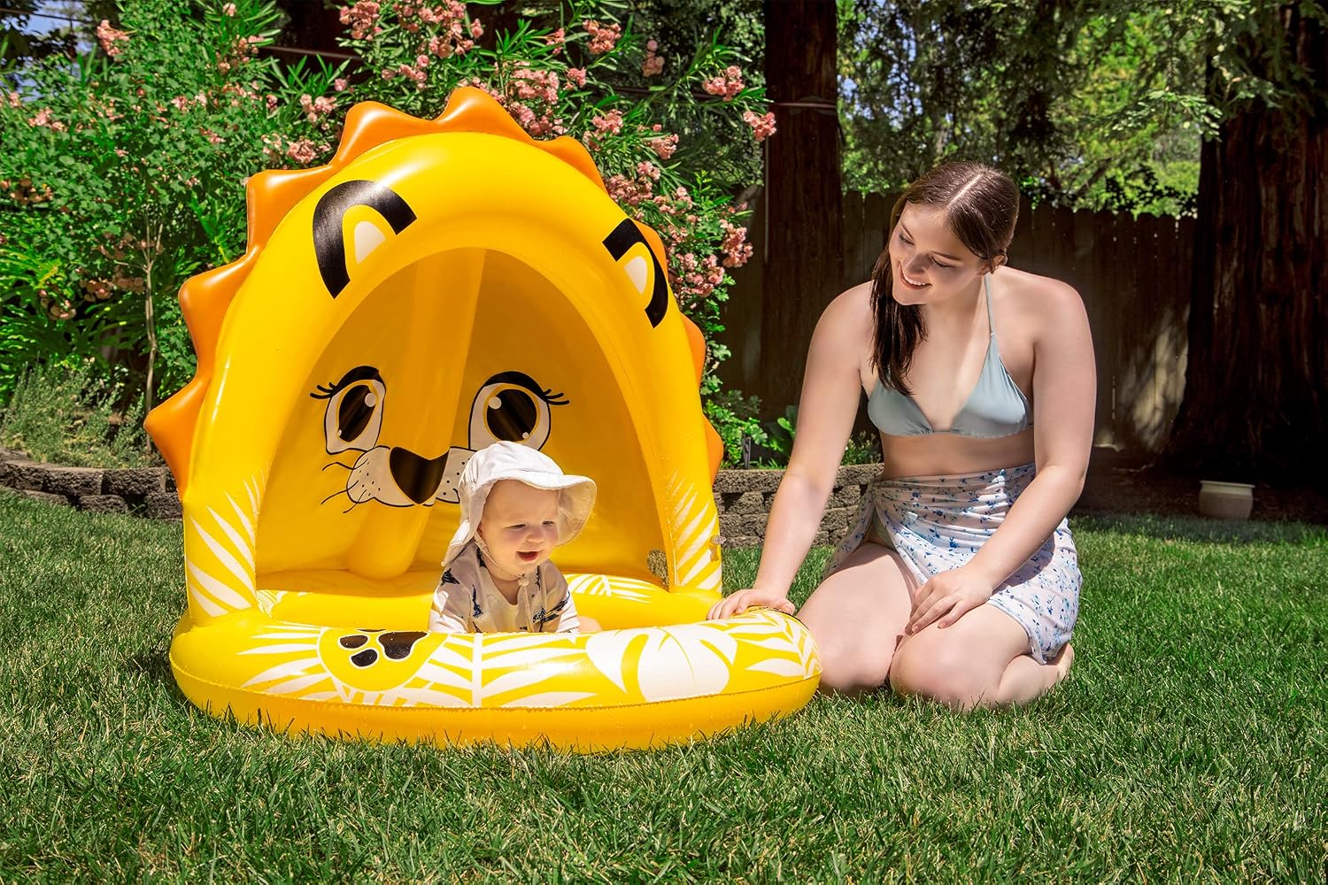 Swimlyra Inflatable Swimming Pool for Backyard Summer Fun